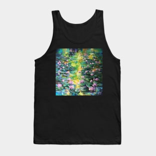 Sunset on Lilly pond Tank Top